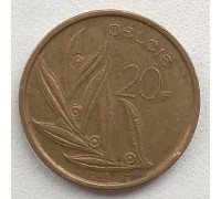 Бельгия 20 франков 1982 Belgie