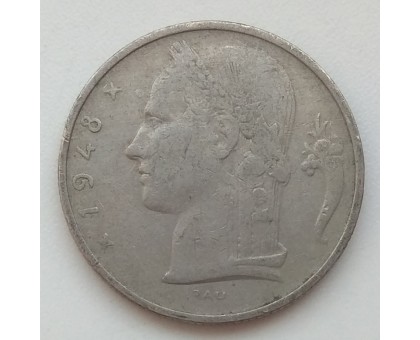 Бельгия 5 франков 1948 Belgique