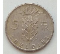 Бельгия 5 франков 1969 Belgie