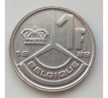 Бельгия 1 франк 1989 Belgique