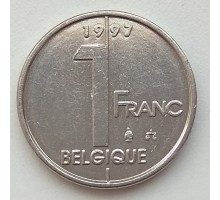 Бельгия 1 франк 1997 Belgique
