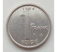 Бельгия 1 франк 1994 Belgie