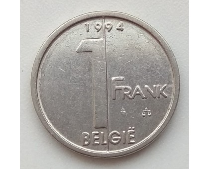 Бельгия 1 франк 1994 Belgie