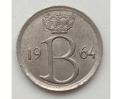 Бельгия 25 сантимов 1964 Belgique