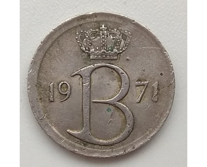 Бельгия 25 сантимов 1971 Belgique