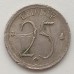 Бельгия 25 сантимов 1971 Belgique