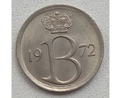 Бельгия 25 сантимов 1972 Belgique