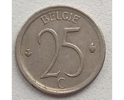 Бельгия 25 сантимов 1968 Belgie