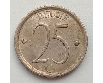 Бельгия 25 сантимов 1969 Belgie