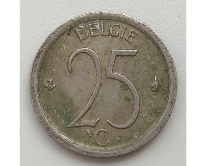 Бельгия 25 сантимов 1970 Belgie
