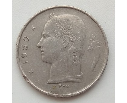 Бельгия 1 франк 1950 Belgique