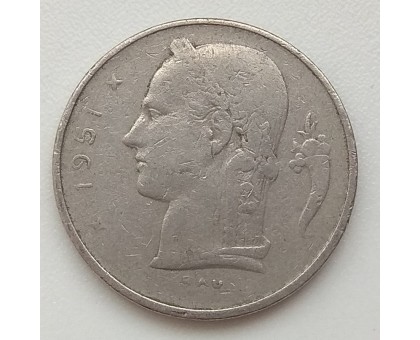 Бельгия 1 франк 1951 Belgique