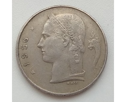 Бельгия 1 франк 1956 Belgique