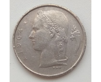 Бельгия 1 франк 1964 Belgique