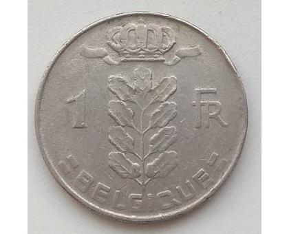 Бельгия 1 франк 1977 Belgique