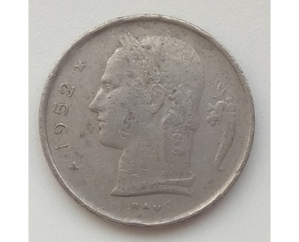 Бельгия 1 франк 1952 Belgie
