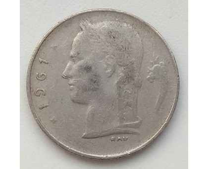 Бельгия 1 франк 1961 Belgie
