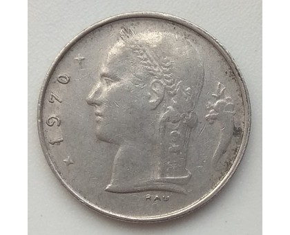 Бельгия 1 франк 1970 Belgie