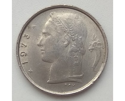 Бельгия 1 франк 1973 Belgie