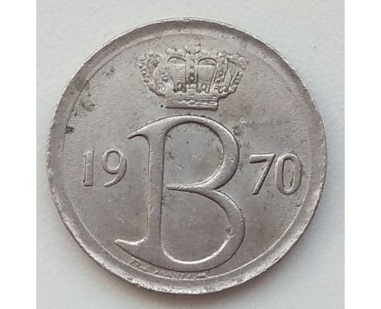 Бельгия 25 сантимов 1970 Belgique