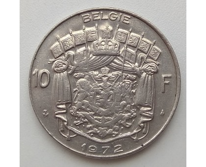 Бельгия 10 франков 1972 Belgie