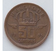 Бельгия 50 сантимов 1975 Belgique