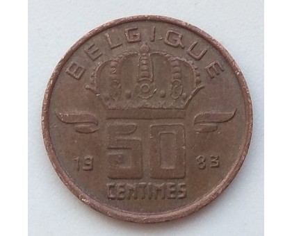 Бельгия 50 сантимов 1983 Belgique