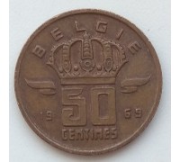 Бельгия 50 сантимов 1969 Belgie