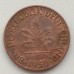 Германия (ФРГ) 1 пфеннинг 1950 D