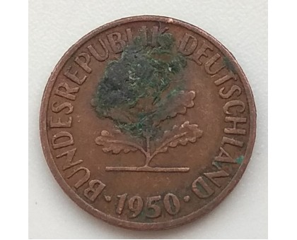 Германия (ФРГ) 1 пфеннинг 1950 G