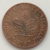 Германия (ФРГ) 1 пфеннинг 1967 D