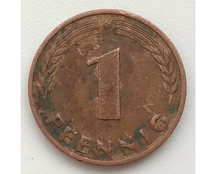 Германия (ФРГ) 1 пфеннинг 1967 D