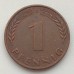 Германия (ФРГ) 1 пфеннинг 1968 D