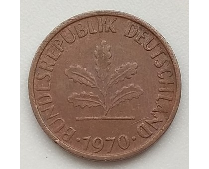 Германия (ФРГ) 1 пфеннинг 1970 F