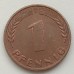 Германия (ФРГ) 1 пфеннинг 1970 F
