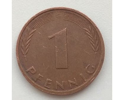 Германия (ФРГ) 1 пфеннинг 1975 G