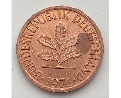 Германия (ФРГ) 1 пфеннинг 1976 F