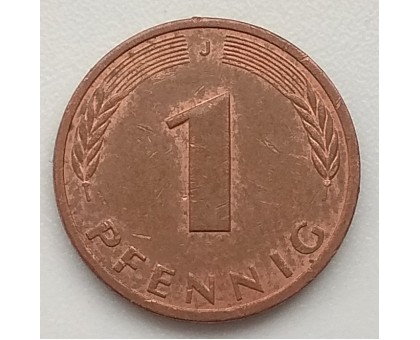 Германия (ФРГ) 1 пфеннинг 1981 J