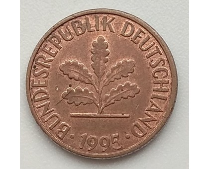 Германия (ФРГ) 1 пфеннинг 1995 F
