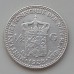 Нидерланды 1/2 гульдена 1928 серебро