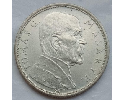 Чехословакия 10 крон 1928. 10 лет Независимости, серебро
