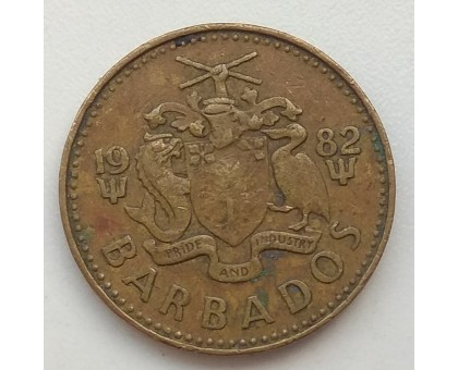 Барбадос 5 центов 1982