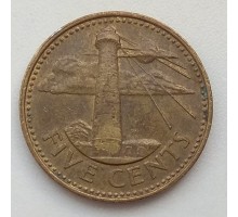 Барбадос 5 центов 2000