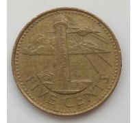 Барбадос 5 центов 2005
