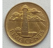 Барбадос 5 центов 2012