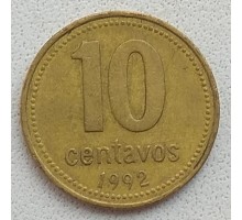 Аргентина 10 сентаво 1992