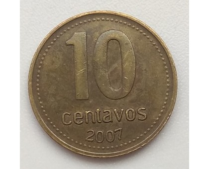 Аргентина 10 сентаво 2007