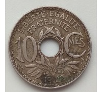Франция 10 сантимов 1922