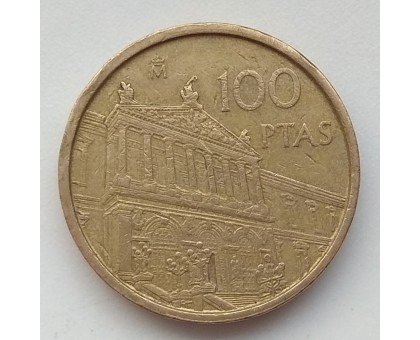 Испания 100 песет 1996. Национальная библиотека