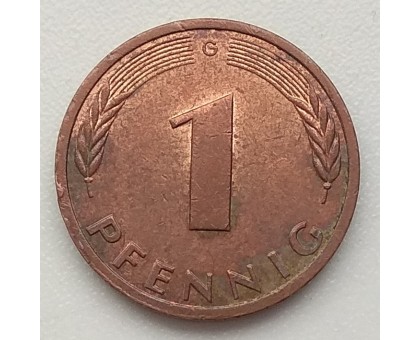 Германия (ФРГ) 1 пфеннинг 1991 G